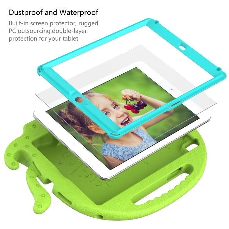 Octopus EVA Shockproof Tablet Case with Screen Film & Shoulder Strap For iPad 9.7 2018 / 2017 / Air 2 / Air / Pro 9.7(Grass Green) - iPad 9.7 (2018) & (2017) Cases by buy2fix | Online Shopping UK | buy2fix