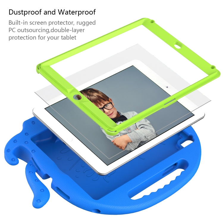 Octopus EVA Shockproof Tablet Case with Screen Film & Shoulder Strap For iPad 9.7 2018 / 2017 / Air 2 / Air / Pro 9.7(Blue) - iPad 9.7 (2018) & (2017) Cases by buy2fix | Online Shopping UK | buy2fix