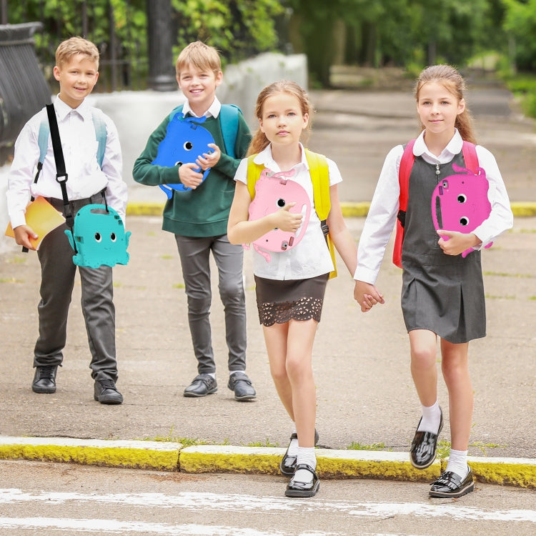 Octopus EVA Shockproof Tablet Case with Screen Film & Shoulder Strap For iPad 9.7 2018 / 2017 / Air 2 / Air / Pro 9.7(Glacier Green) - iPad 9.7 (2018) & (2017) Cases by buy2fix | Online Shopping UK | buy2fix