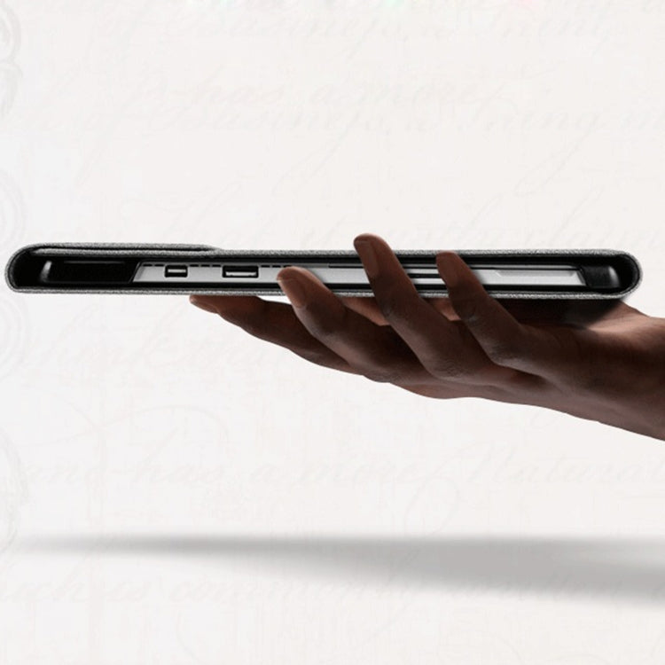 For Microsoft Surface Go 3 / 2 / 1 Deer Head Pattern Tablet Leather Case(Black) by buy2fix