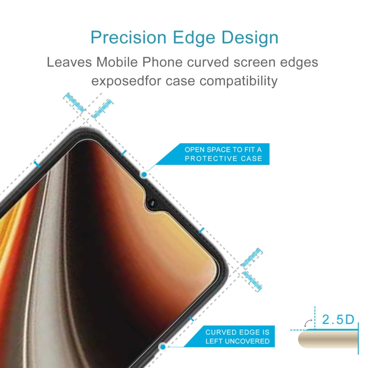 50 PCS 0.26mm 9H 2.5D Tempered Glass Film For UMIDIGI Power 7 Max - For Umidigi by buy2fix | Online Shopping UK | buy2fix
