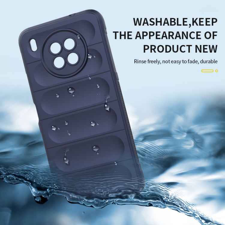 For Huawei Nova 8i Magic Shield TPU + Flannel Phone Case(Light Blue) by buy2fix