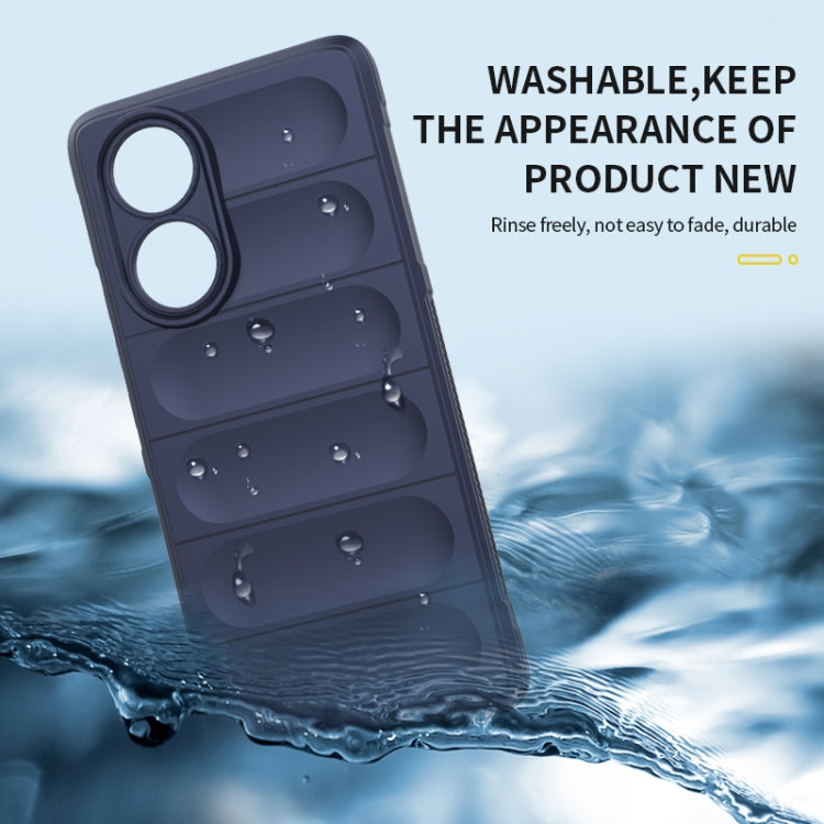 For Huawei Nova 9 Pro/Honor 50 Pro Magic Shield TPU + Flannel Phone Case(Grey) by buy2fix