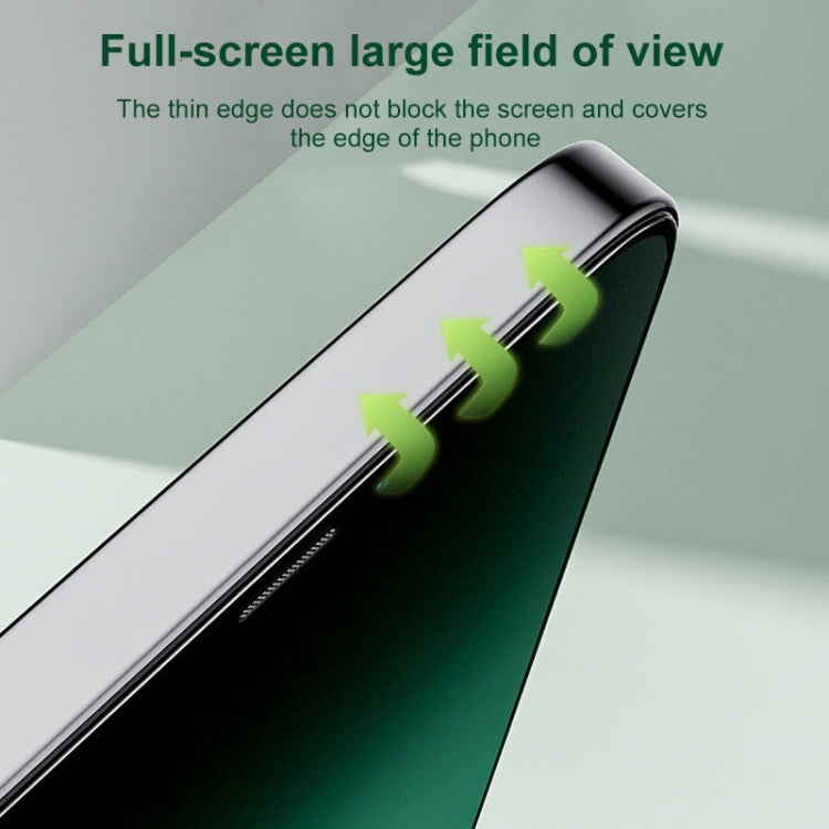 For iPhone 16e / 13 / 13 Pro Green Light Eye Protection Tempered Glass Film - iPhone 13 Tempered Glass by buy2fix | Online Shopping UK | buy2fix