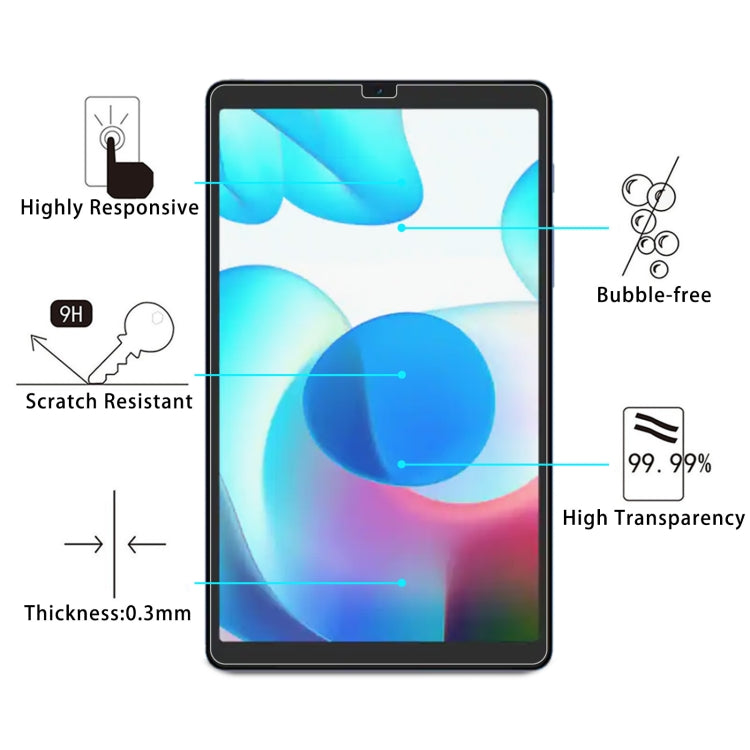 2 PCS 9H 2.5D Explosion-proof Tempered Tablet Glass Film For Realme Pad Mini - Others by buy2fix | Online Shopping UK | buy2fix