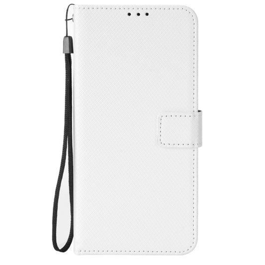 For Ulefone Power Armor 14 / 14 Pro Diamond Texture Leather Phone Case(White) by buy2fix