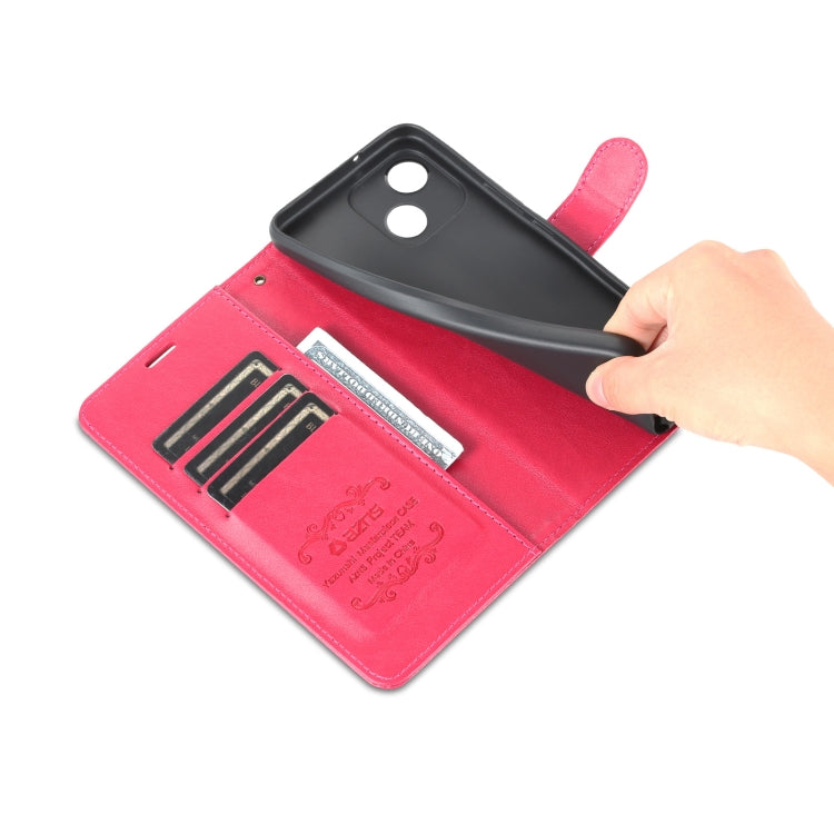 For Honor Play 30 AZNS Sheepskin Texture Flip Leather Phone Case(Red) by AZNS