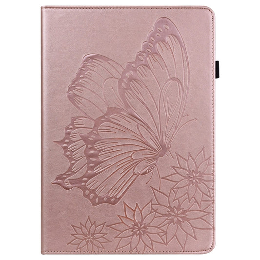 Big Butterfly Embossed Smart Leather Tablet Case For iPad Air 2 / 9.7 2018&2017(Rose Gold) - iPad 9.7 (2018) & (2017) Cases by buy2fix | Online Shopping UK | buy2fix