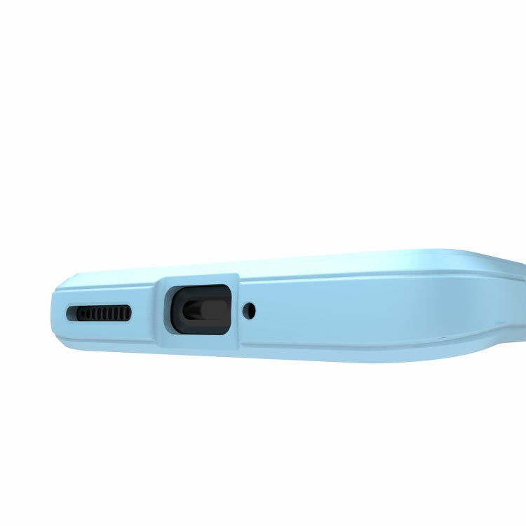 For Xiaomi 12 Pro Magic Shield TPU + Flannel Phone Case(Light Blue) by buy2fix