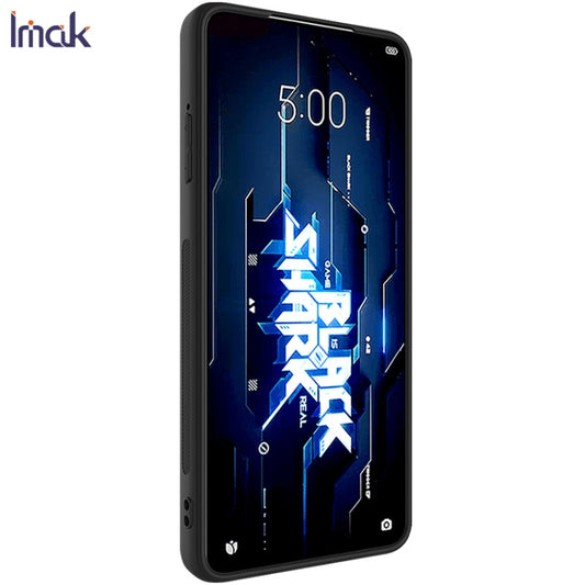 For Xiaomi Black Shark 5 Pro IMAK LX-6 Series Carbon Fiber Pattern Shockproof Phone Case(Black) by imak