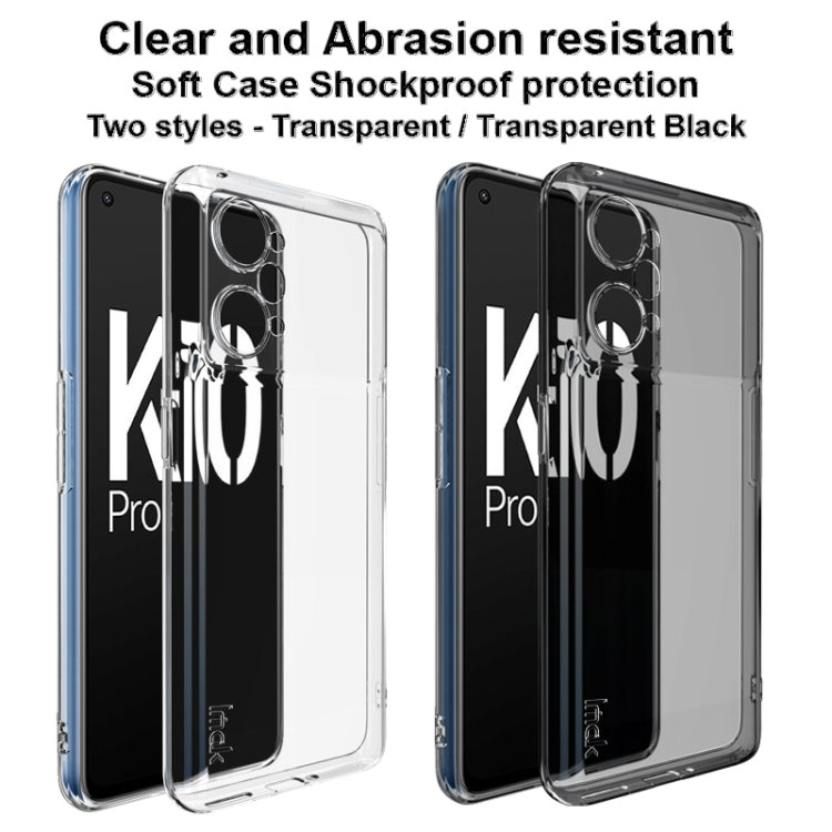 For OPPO K10 Pro 5G imak UX-5 Series Transparent Shockproof TPU Phone Case(Transparent) by imak