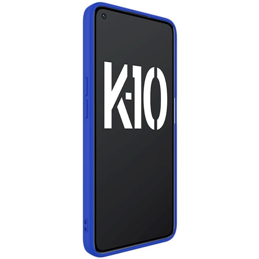 For OPPO K10 5G IMAK UC-4 Series Straight Edge TPU Phone Case(Blue) by imak
