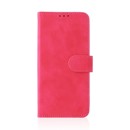 For Blackview A50 Skin Feel Magnetic Flip Leather Phone Case(Rose Red) by buy2fix