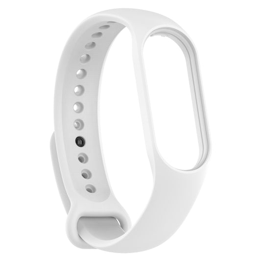 For Xiaomi Mi Band 7 / 7NFC / 6 / 6 NFC / 5 / 5 NFC / Amazfit Band 5 Official Silicone Watch Band(White) by buy2fix
