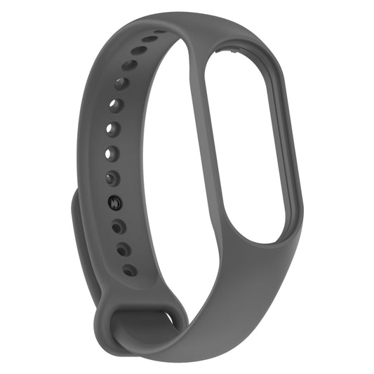 For Xiaomi Mi Band 7 / 7NFC / 6 / 6 NFC / 5 / 5 NFC / Amazfit Band 5 Official Silicone Watch Band(Platinum Grey) by buy2fix