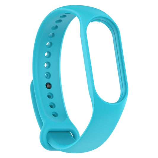 For Xiaomi Mi Band 7 / 7NFC / 6 / 6 NFC / 5 / 5 NFC / Amazfit Band 5 Official Silicone Watch Band(Sky Blue) by buy2fix