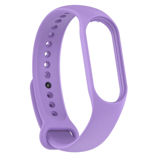 For Xiaomi Mi Band 7 / 7NFC / 6 / 6 NFC / 5 / 5 NFC / Amazfit Band 5 Official Silicone Watch Band(Lavender Purple) by buy2fix