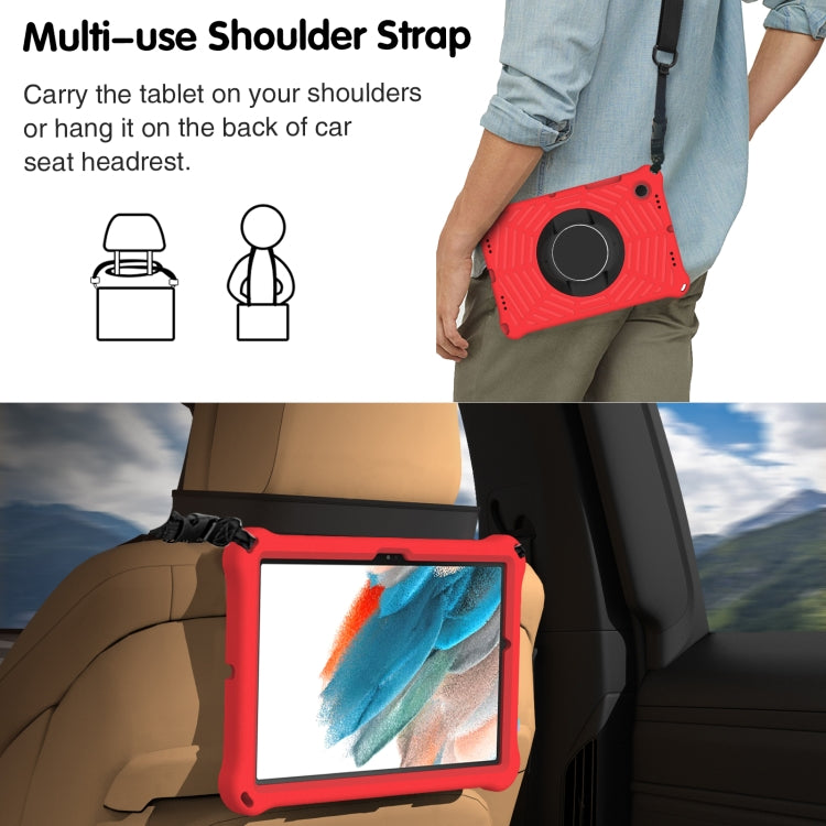 For Samsung Galaxy Tab A8 10.5 2021 Spider King EVA Protective Case with Adjustable Shoulder Strap & Holder(Red) - Other Galaxy Tab PC by buy2fix | Online Shopping UK | buy2fix