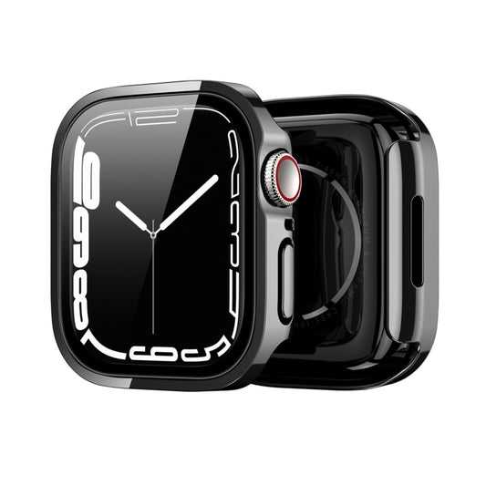 DUX DUCIS Electroplated PC Watch Case For Apple Watch Series 9 / 8 / 7 45mm(Black) by DUX DUCIS