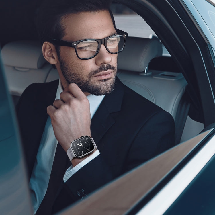 DUX DUCIS Samo Series Electroplated TPU Watch Case For Apple Watch Series 9 / 8 / 7 45mm(Black) by DUX DUCIS