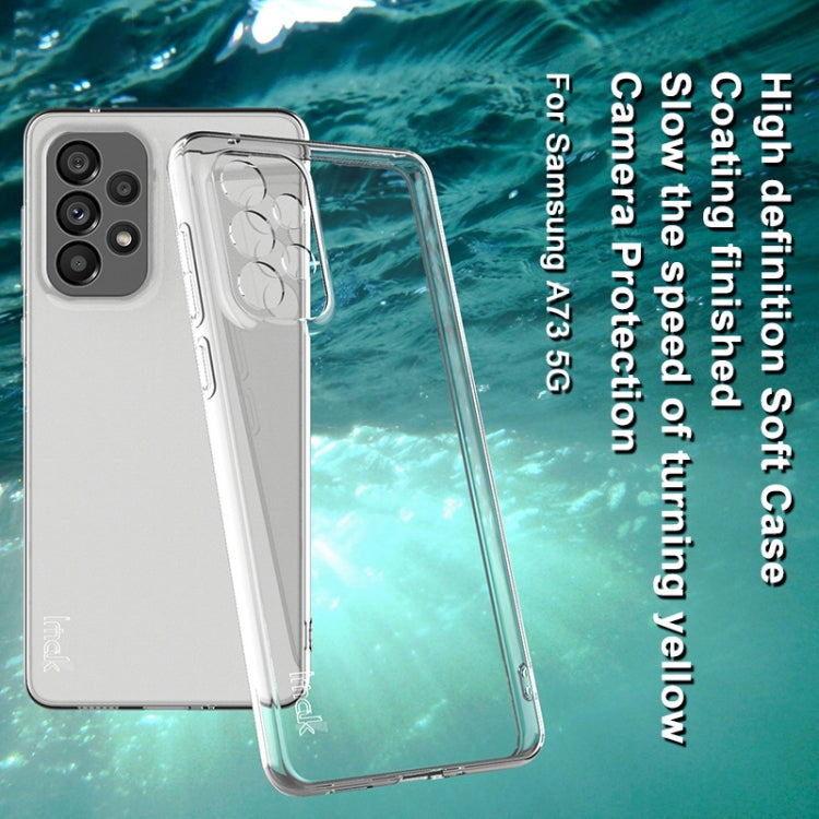 For Samsung Galaxy A73 5G IMAK UX-10 Series Transparent Shockproof TPU Protective Phone Case by imak