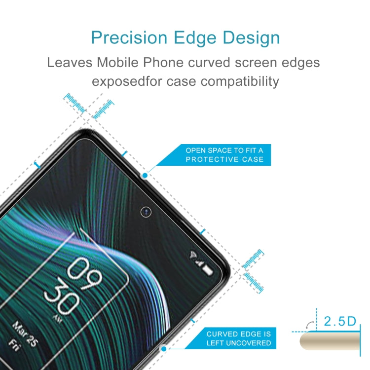 50 PCS 0.26mm 9H 2.5D Tempered Glass Film For TCL Stylus - Others by buy2fix | Online Shopping UK | buy2fix