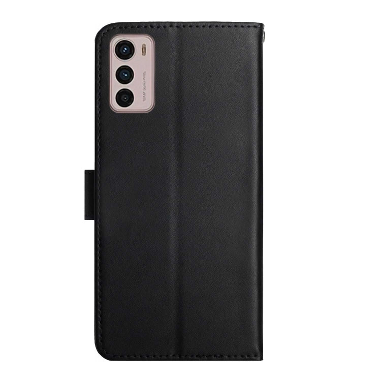 For Motorola Moto G42 Genuine Leather Fingerprint-proof Horizontal Flip Phone Case(Black) - Motorola Cases by buy2fix | Online Shopping UK | buy2fix
