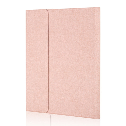 RK11 Cloth Texture Detachable Magnetic Bluetooth Keyboard Horizontal Flip Leather Tablet Case for iPad Pro 11 2020 / 2018 with Holder & Pen Slot(Rose Gold) by buy2fix