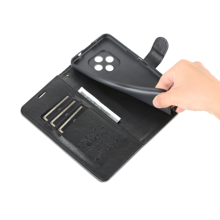 For Huawei Nova 9Z 5G AZNS Sheepskin Texture Flip Leather Phone Case(Black) - Huawei Cases by AZNS | Online Shopping UK | buy2fix