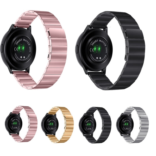 For Samsung Galaxy Watch4 40mm / 44mm Magnetic Steel Watch Band(Pink) by buy2fix