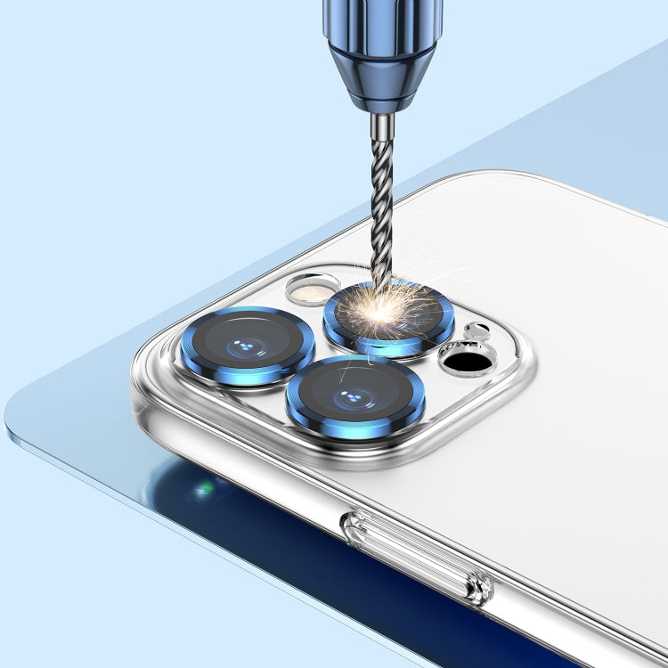 For iPhone 13 MagSafe Magnetic Transparent PC + Glass Lens Film Phone Case(Green) - iPhone 13 Cases by buy2fix | Online Shopping UK | buy2fix