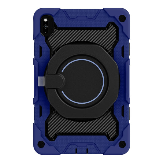 For Huawei MatePad 10.4 Armor Contrast Color Silicone + PC Tablet Case(Navy Blue) - Huawei by buy2fix | Online Shopping UK | buy2fix