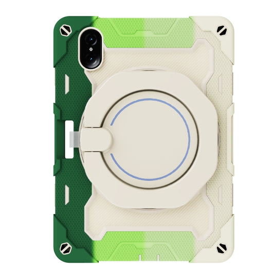 For Honor Tablet V7 Pro Armor Contrast Color Silicone + PC Tablet Case(Colorful Green) - Honor by buy2fix | Online Shopping UK | buy2fix