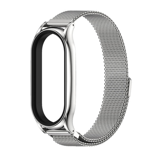 For Xiaomi Mi Band 7 / 7 NFC MIJOBS Milan Magnetic Plus Stainless Steel Watch Band(Silver) by MIJOBS