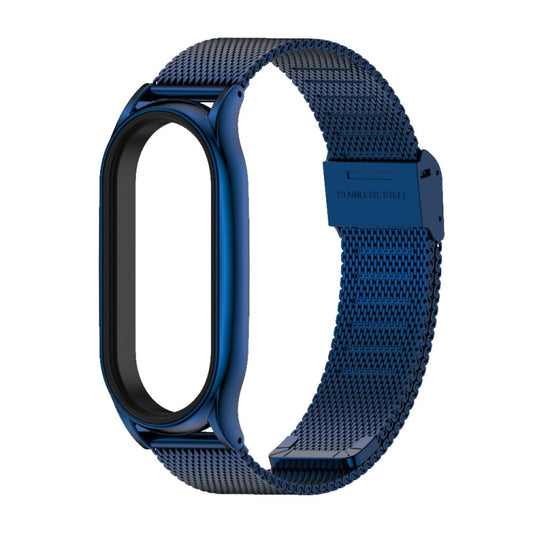 For Xiaomi Mi Band 7 / 7 NFC MIJOBS Milan Buckle Plus Stainless Steel Watch Band(Blue) by MIJOBS