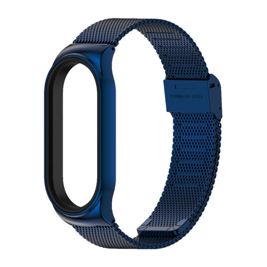 For Xiaomi Mi Band 7 / 7 NFC MIJOBS CS Milan Buckle Metal Watch Band(Blue) by MIJOBS
