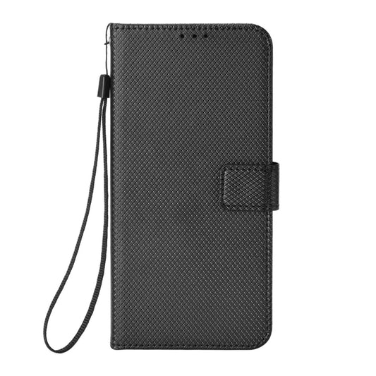 For Blackview A50 Diamond Texture Leather Phone Case(Black) by buy2fix