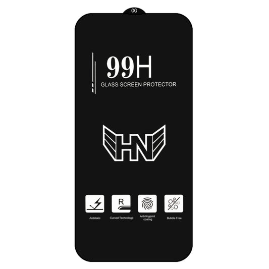 For iPhone 14 25pcs High Aluminum Large Arc Full Screen Tempered Glass Film by buy2fix