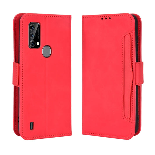 For Blackview A50 Skin Feel Calf Pattern Leather Phone Case(Red) by buy2fix