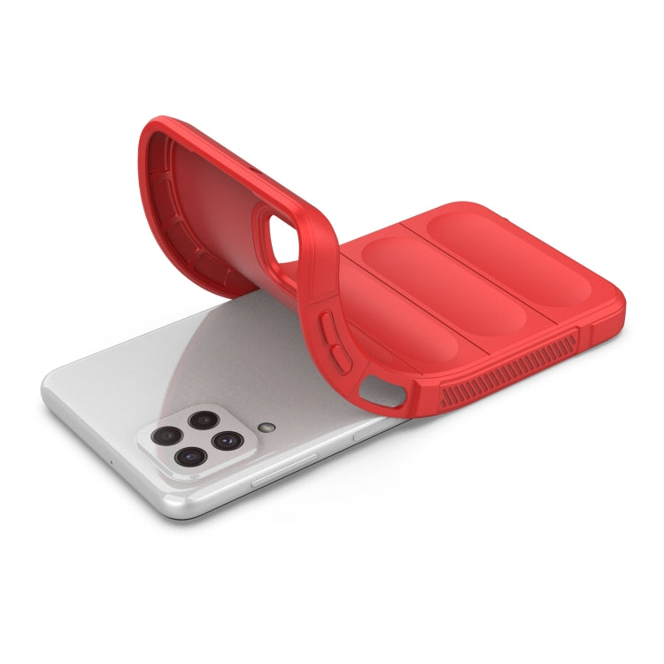 For Samsung Galaxy A22 4G/M32 Magic Shield TPU + Flannel Phone Case(White) by buy2fix
