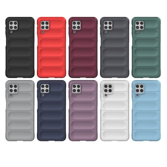 For Samsung Galaxy A22 4G/M32 Magic Shield TPU + Flannel Phone Case(Red) by buy2fix