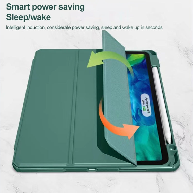 For iPad 10.2 2021 / 2020 / 2019 Mutural Pinyue Series Smart Leather Tablet Case(Green) - iPad 10.2 Cases by Mutural | Online Shopping UK | buy2fix