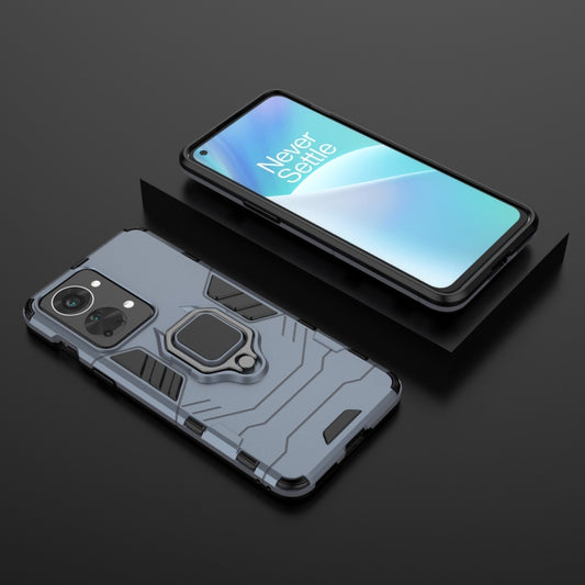 For OnePlus Nord 2T 5G Magnetic Ring Holder PC + TPU Phone Case(Navy Blue) by buy2fix