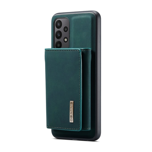 For Samsung Galaxy A23 5G DG.MING M1 Series 3-Fold Multi Card Wallet Phone Case(Green) by DG.MING