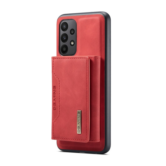 For Samsung Galaxy A23 5G DG.MING M2 Series 3-Fold Multi Card Bag Phone Case(Red) by DG.MING
