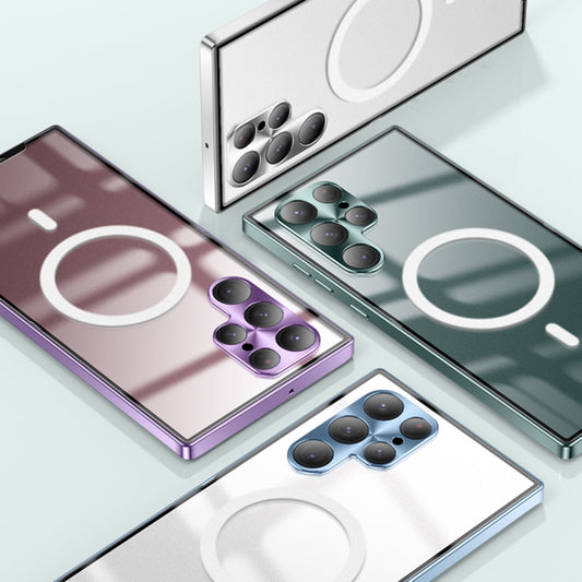 For Samsung Galaxy S21 Frosted Metal Phone Case(Purple) - Galaxy S21 5G Cases by buy2fix | Online Shopping UK | buy2fix