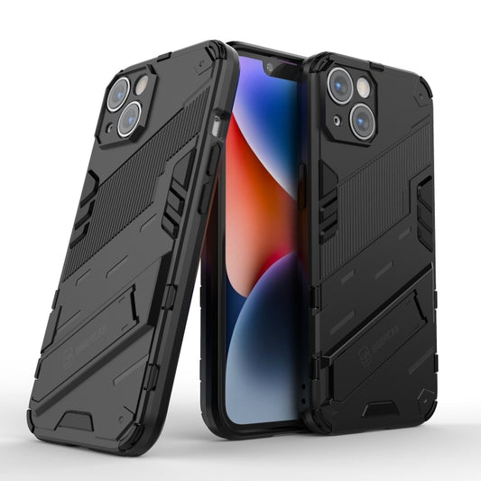For iPhone 14 Punk Armor 2 in 1 PC + TPU Phone Case (Black) by buy2fix