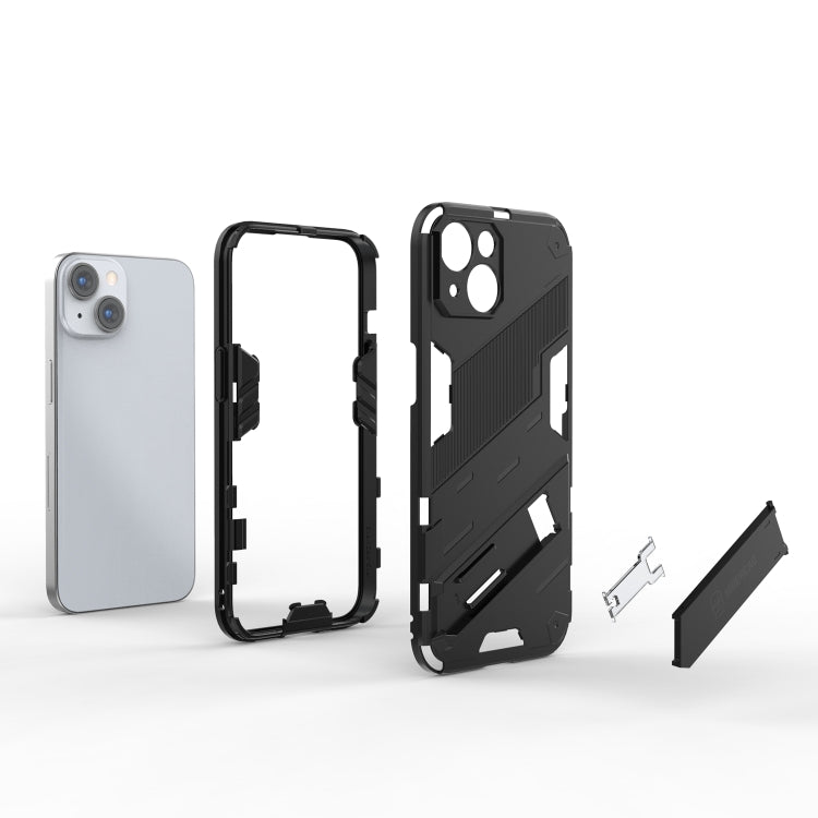 For iPhone 14 Plus Punk Armor 2 in 1 PC + TPU Phone Case (Black) - iPhone 14 Plus Cases by buy2fix | Online Shopping UK | buy2fix