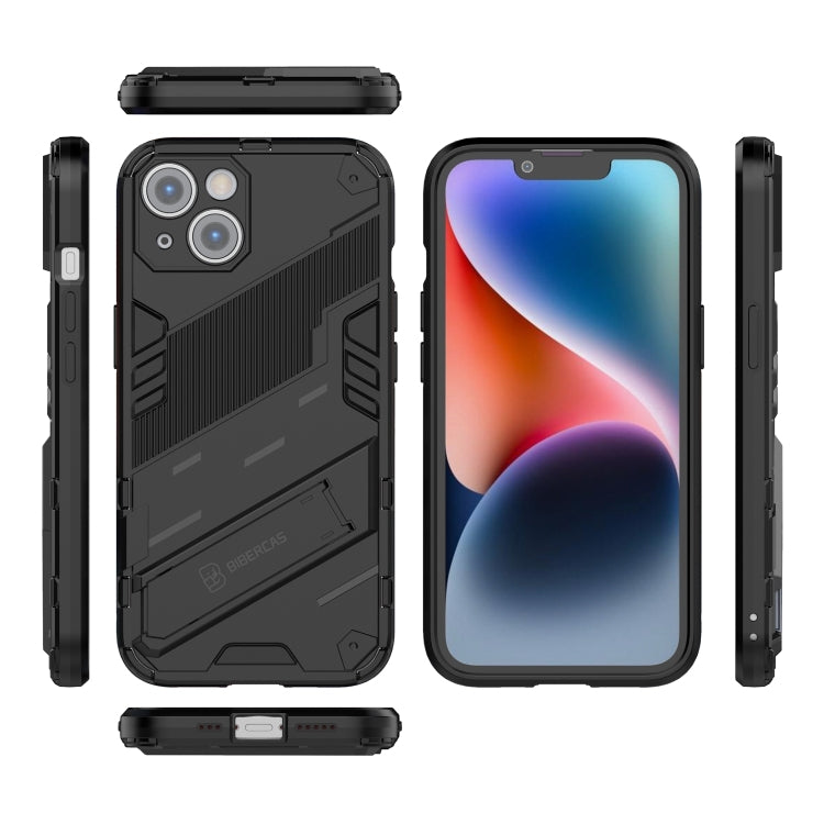 For iPhone 14 Plus Punk Armor 2 in 1 PC + TPU Phone Case (Black) - iPhone 14 Plus Cases by buy2fix | Online Shopping UK | buy2fix