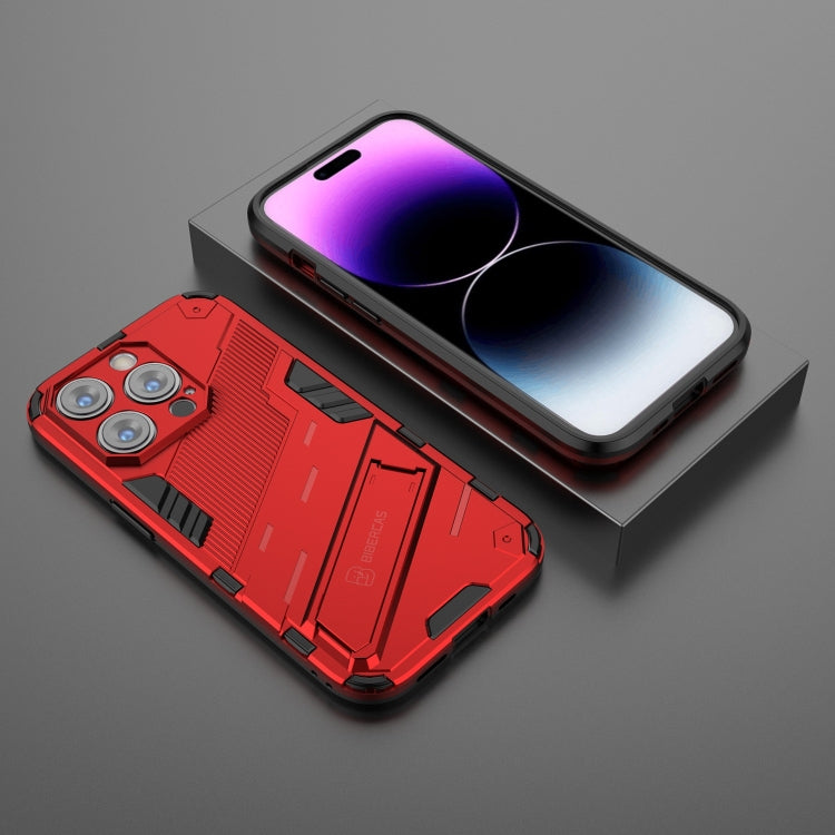 For iPhone 14 Pro Max Punk Armor 2 in 1 PC + TPU Phone Case (Red) - iPhone 14 Pro Max Cases by buy2fix | Online Shopping UK | buy2fix